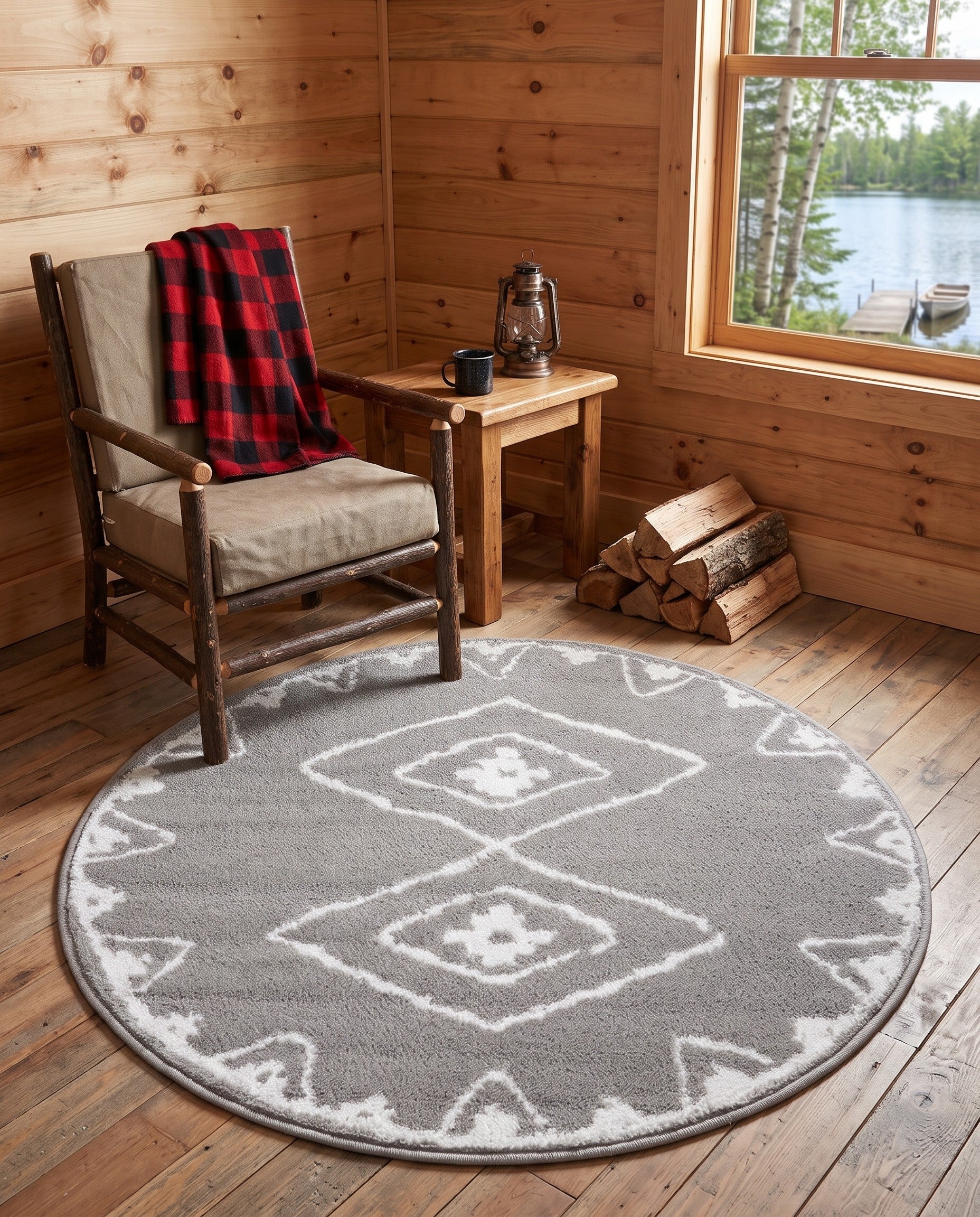 3' x 3' Oslo Round Rug