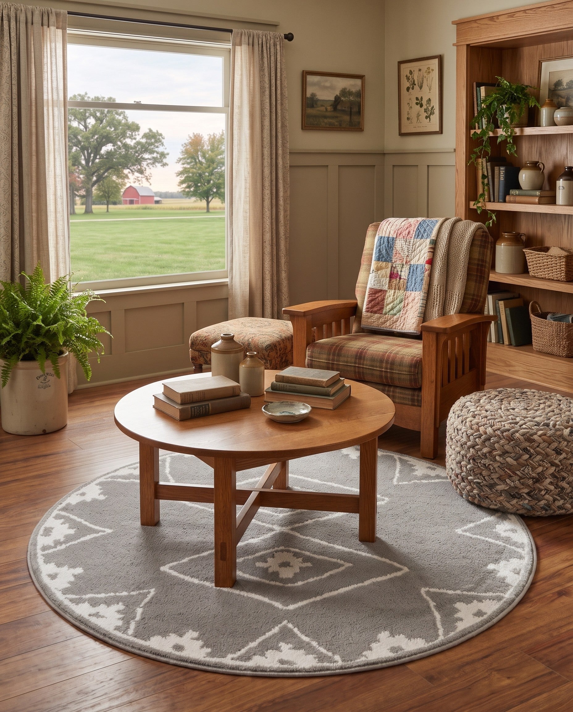 5' x 5' Oslo Round Rug