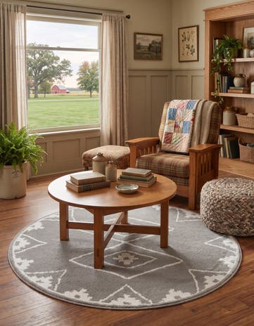 5' x 5' Oslo Round Rug