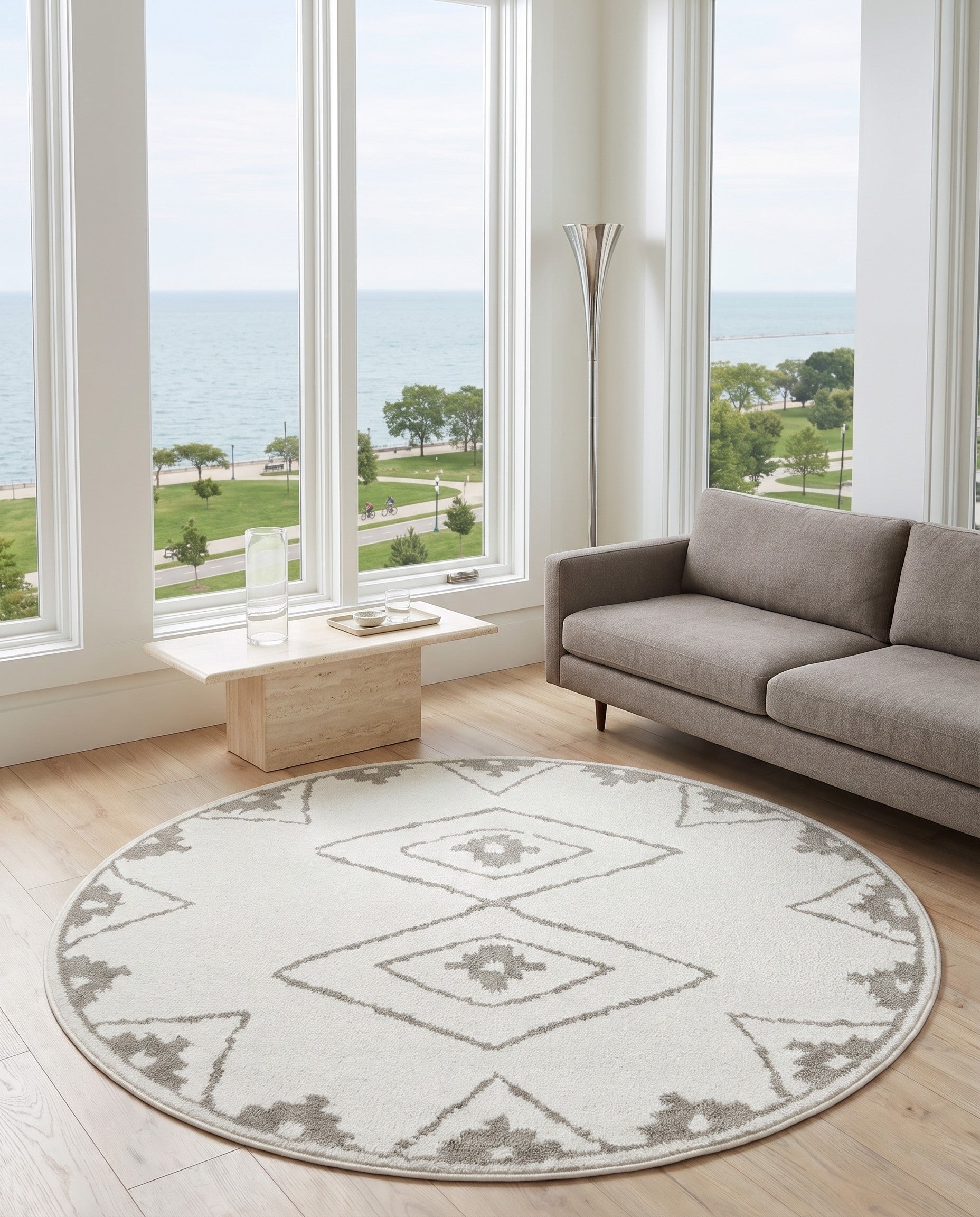 5' x 5' Oslo Round Rug