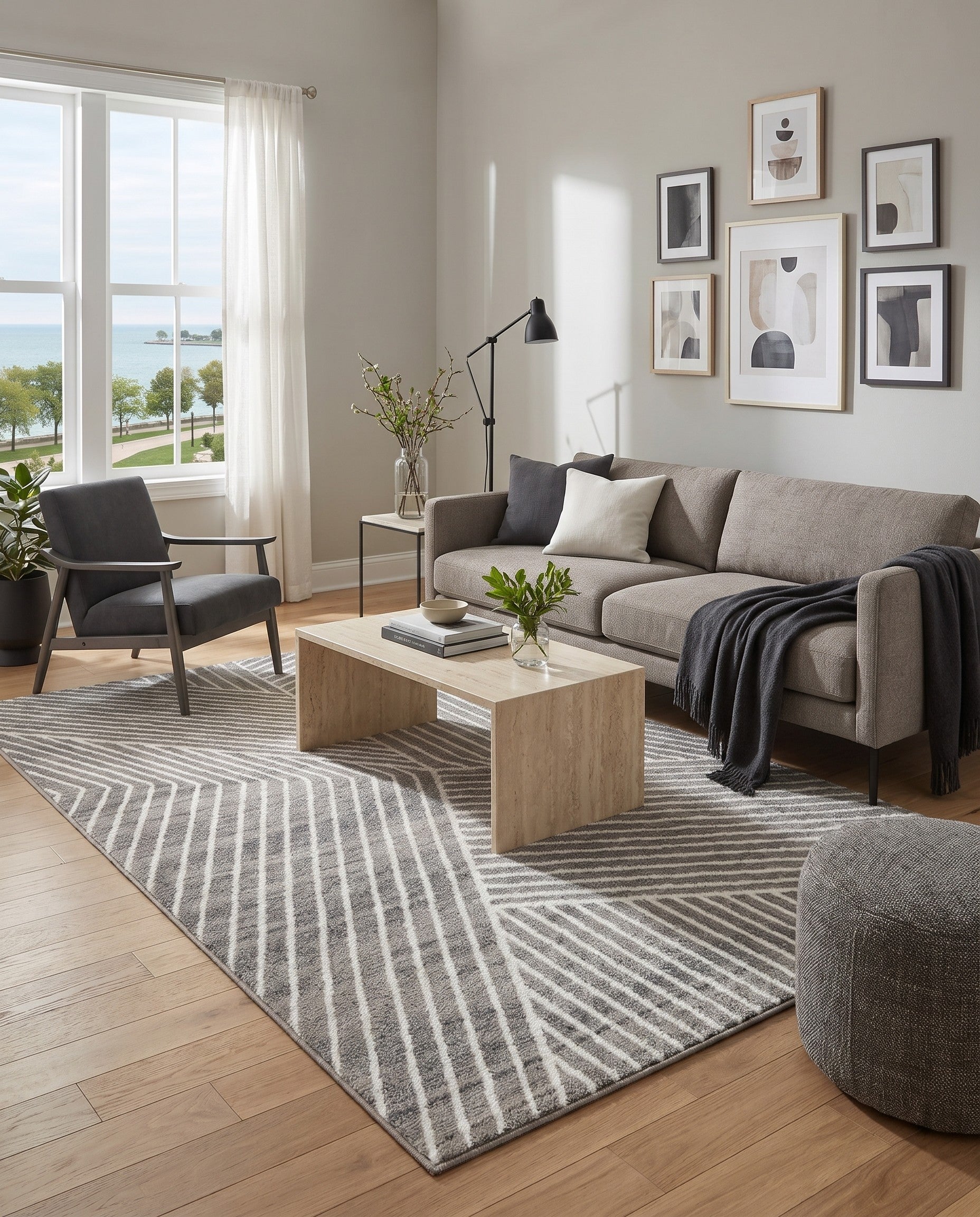 Gray Oslo Rug