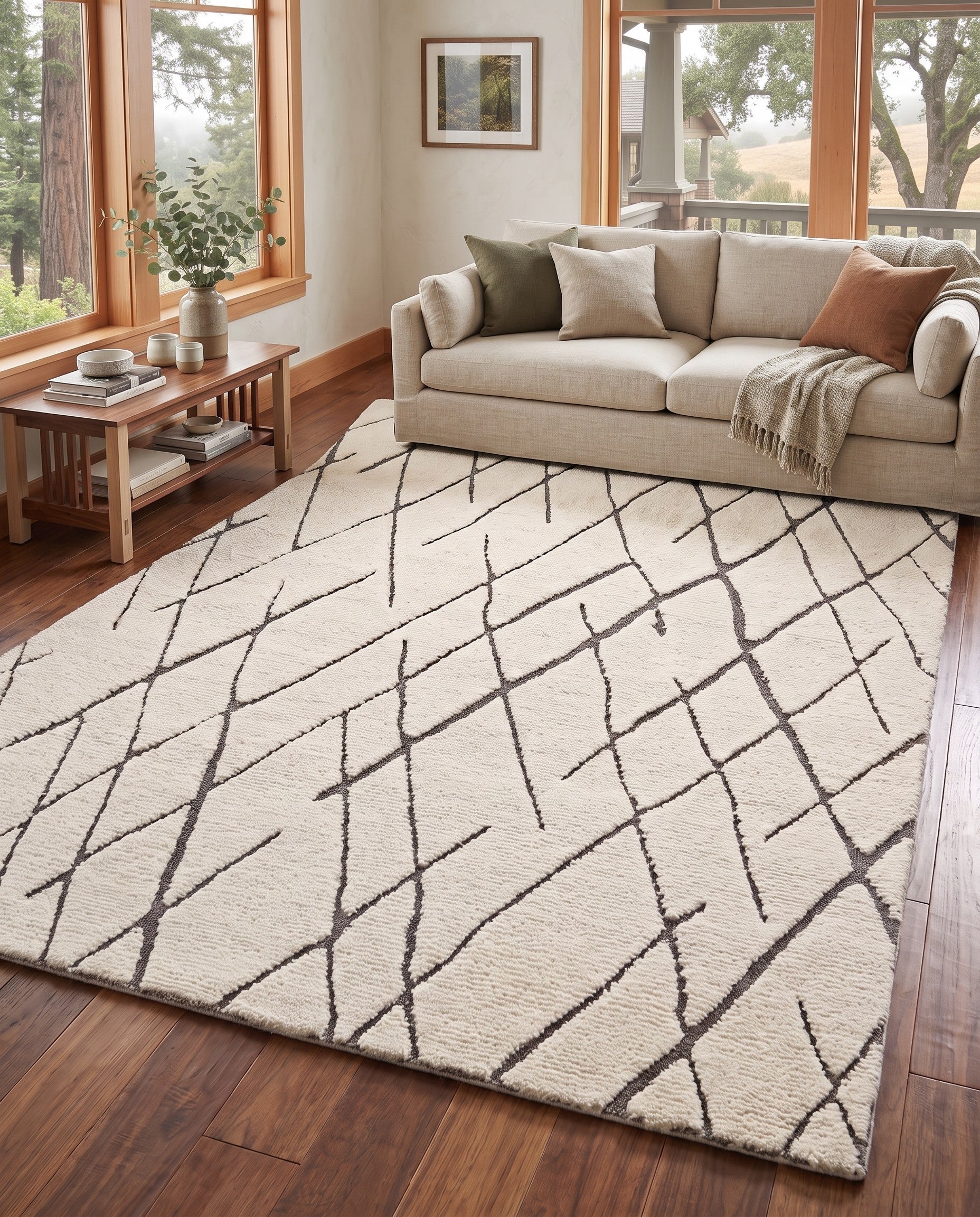 5' 1 x 8' Atlas Moroccan Wool Rug