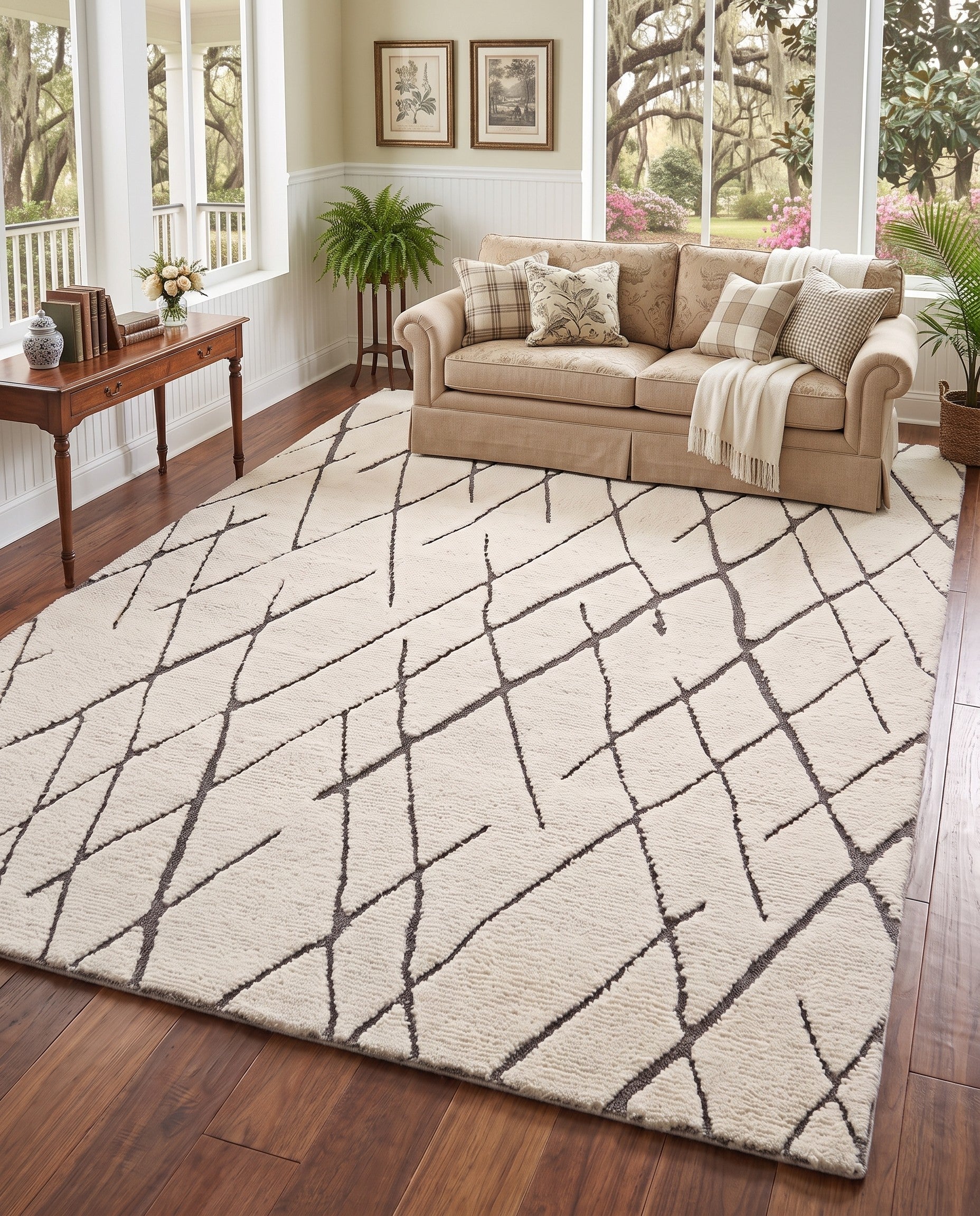 5' 1 x 8' Atlas Moroccan Wool Rug