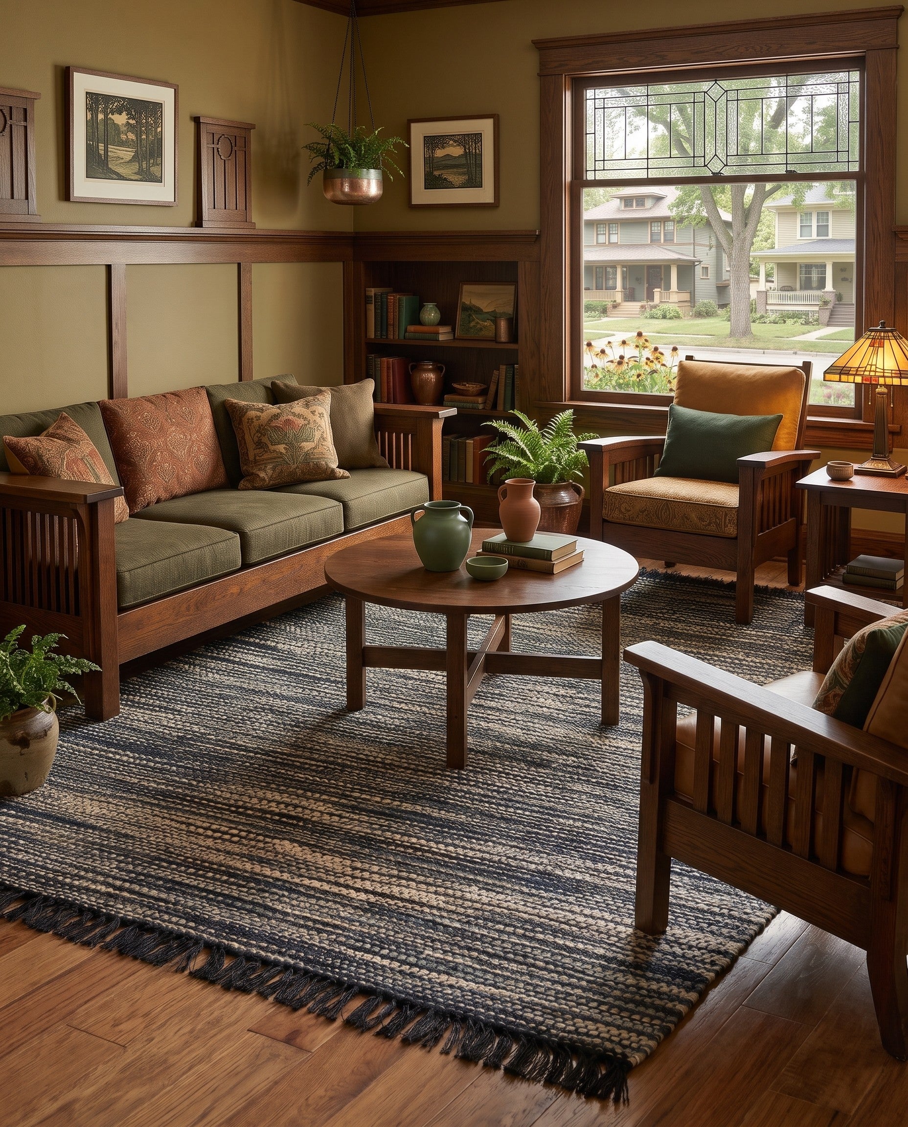 6' 1 x 9' Hand Woven Chunky Jute Rug