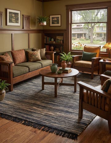 6' 1 x 9' Hand Woven Chunky Jute Rug