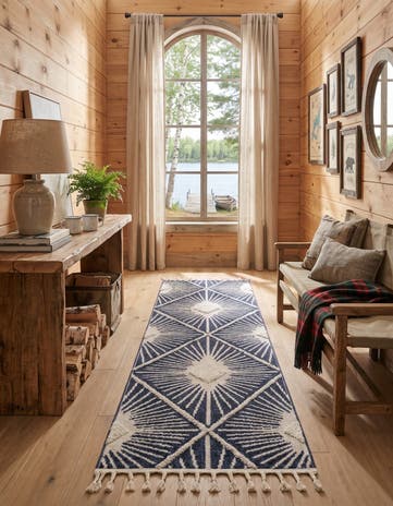 2' 7 x 10' Boho Runner Rug