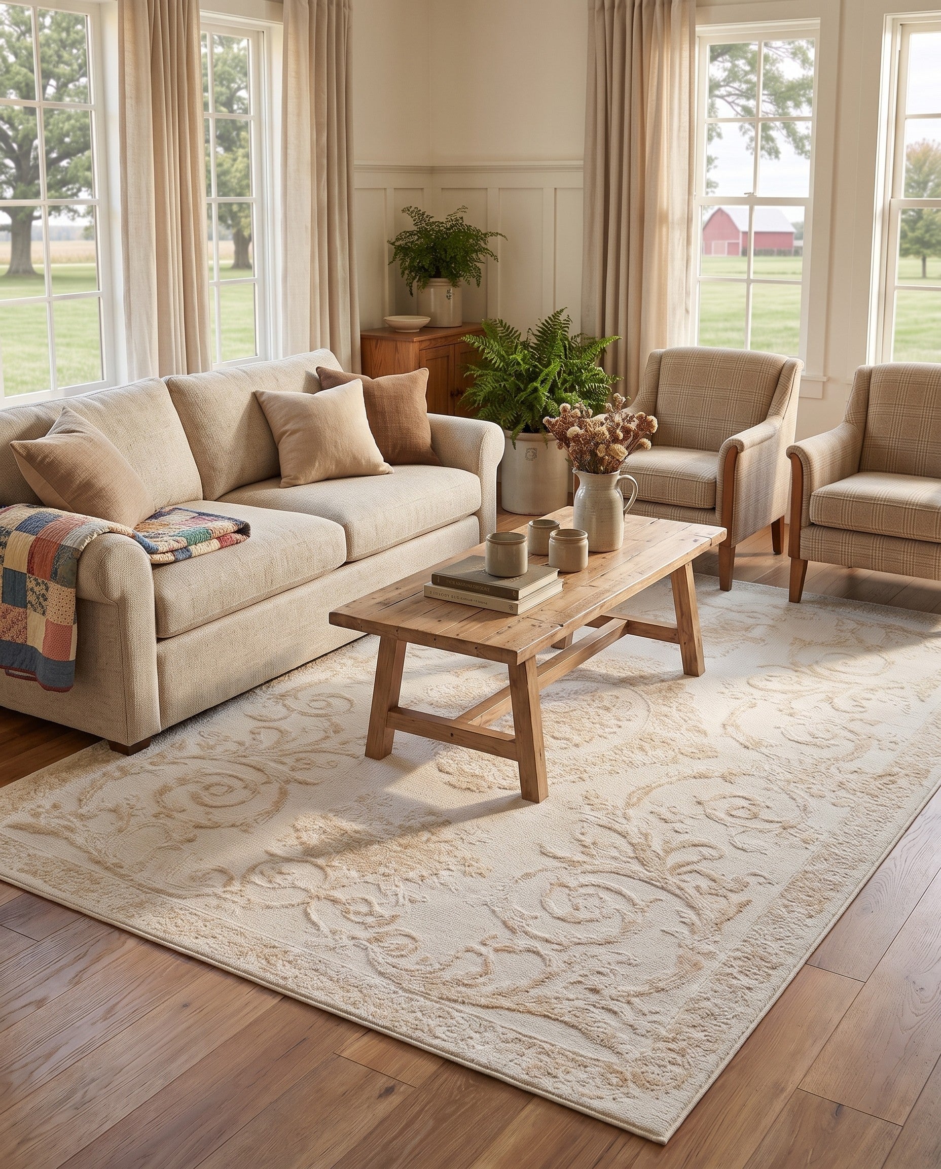 Ivory Finsbury Rug