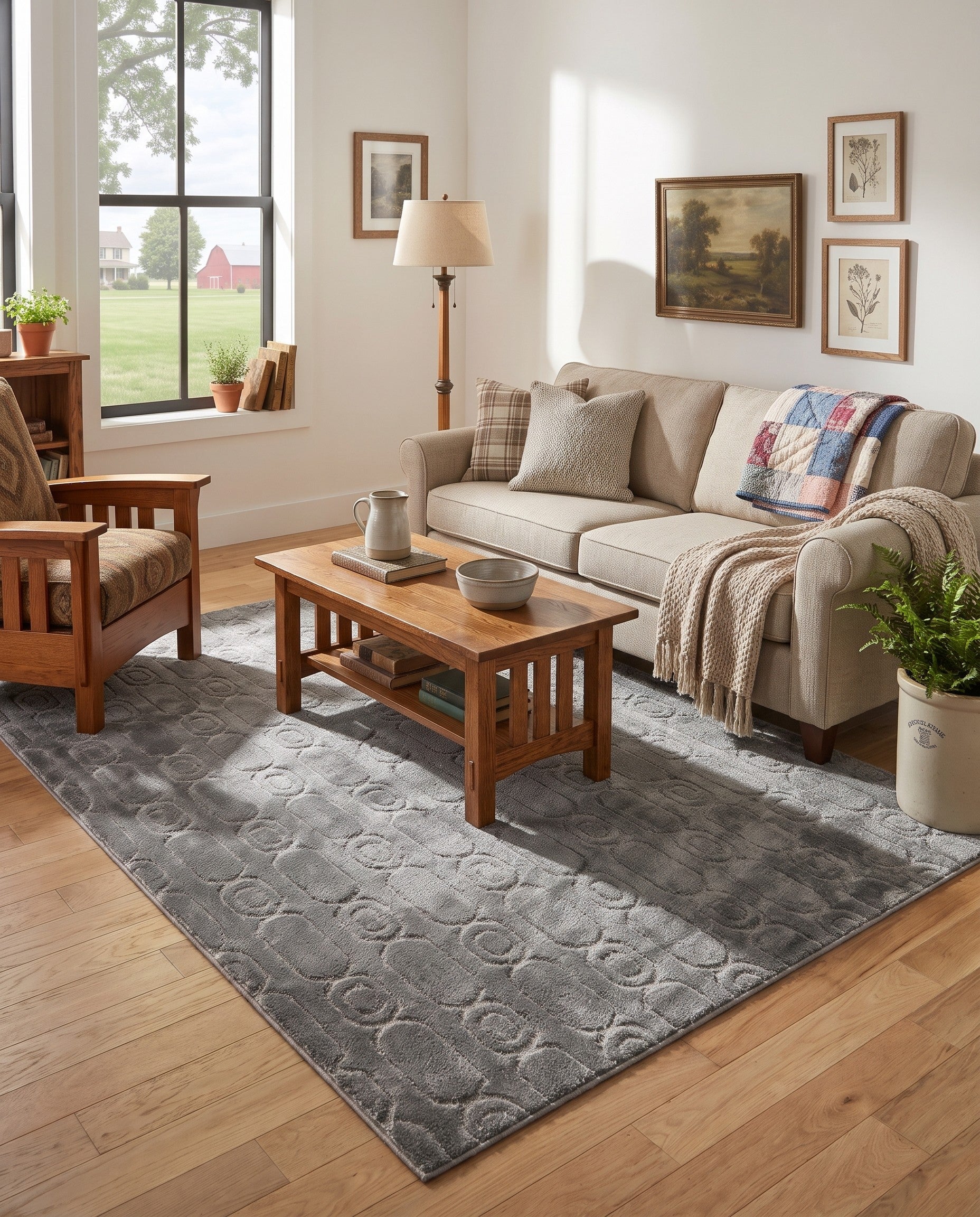 5' 3 x 7' Vogue Geo Rug