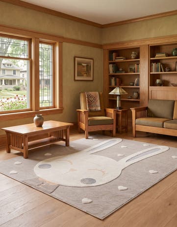 7' 10 x 7' 10 Whimsy Kids Square Rug