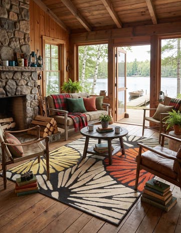 Easy-Clean Casablanca Indoor / Outdoor Rug