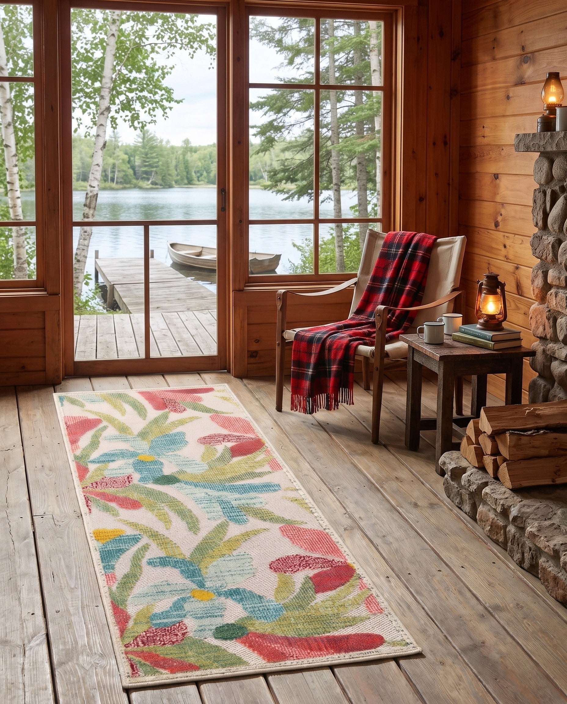 Easy-Clean Casablanca Indoor / Outdoor Runner Rug