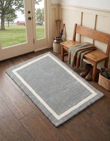 2' 2 x 3' 1 Jill Zarin Border Wool Rug