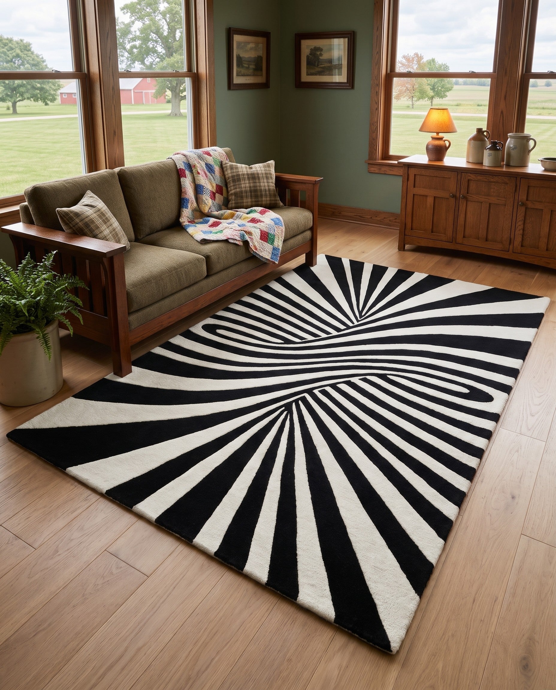4' 1 x 6' 1 Vortex Wool Rug
