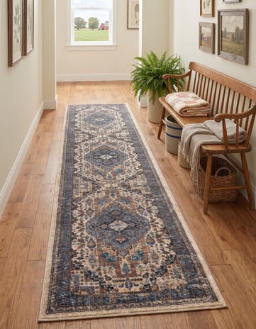 Tan Medina Runner Rug