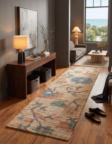2' x 8' Hand Woven Kala Handwoven Jute Runner Rug