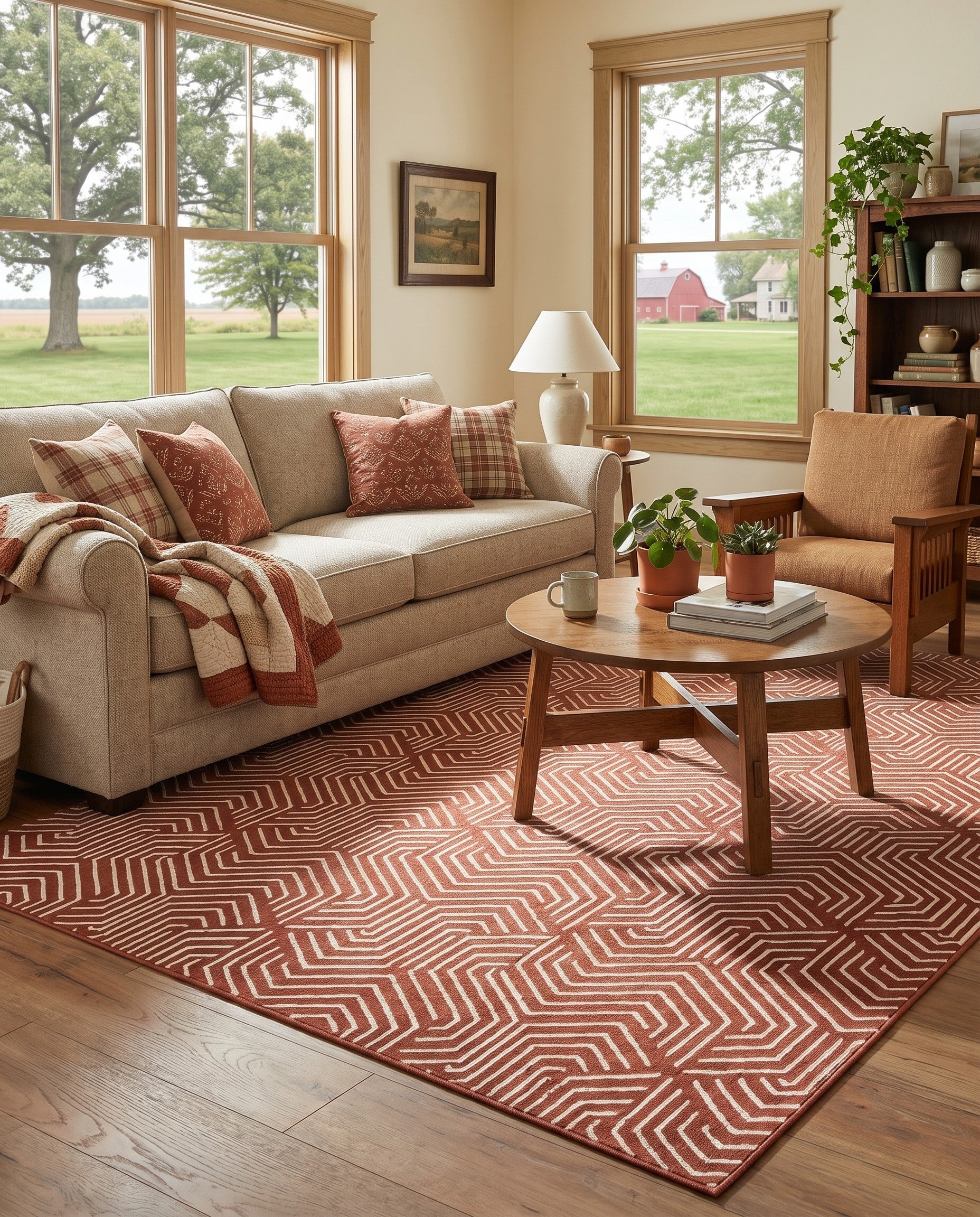 Dusty Pink Aakaar Rug