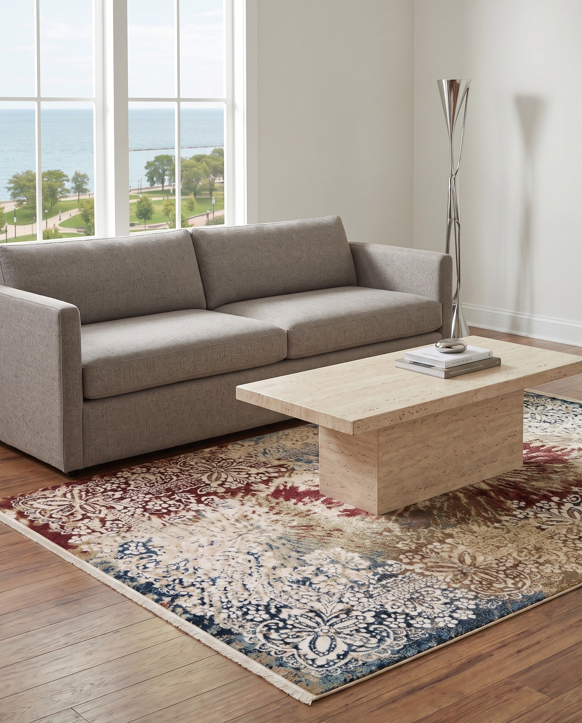 5' 3 x 8' Nain Design Rug