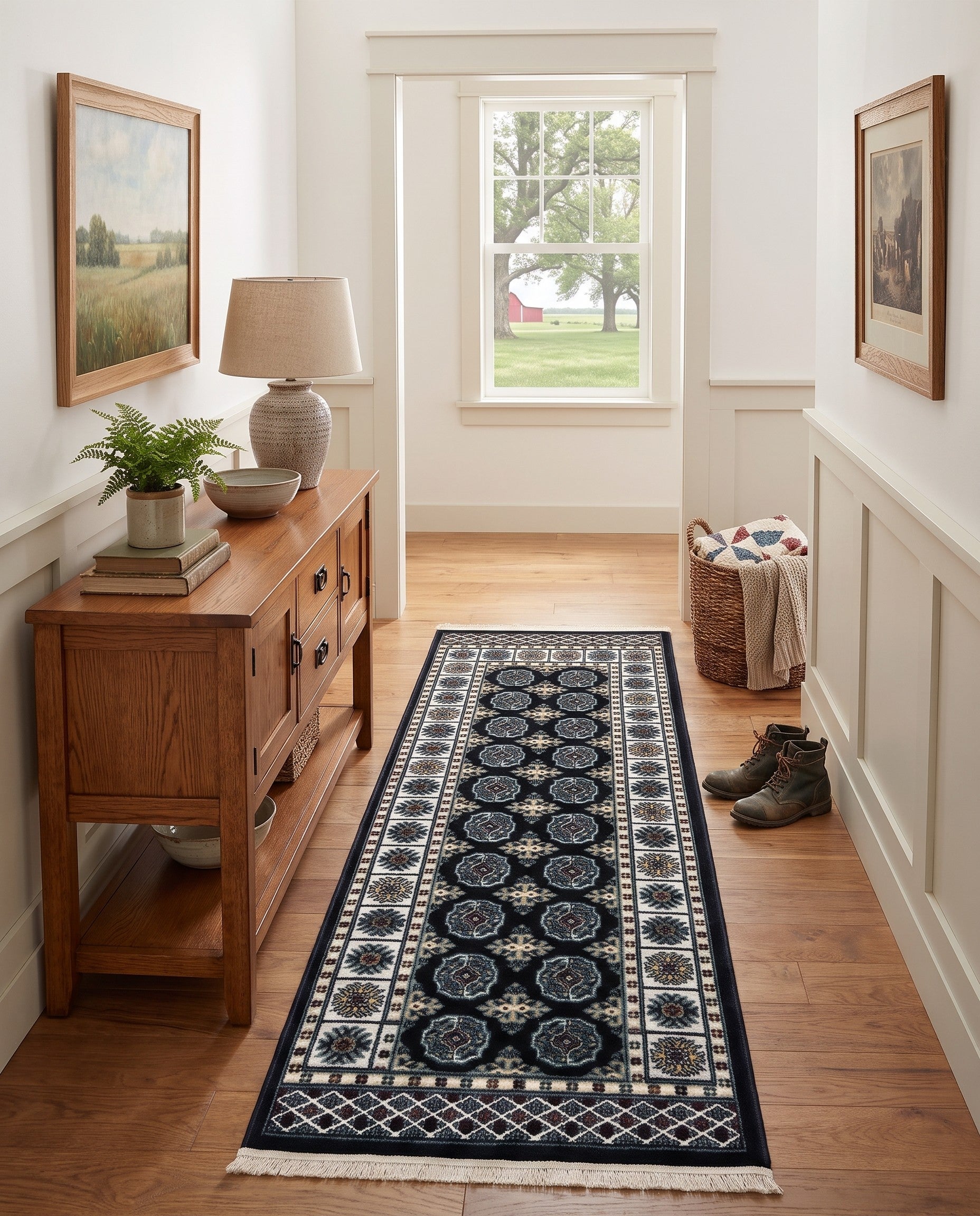 2' x 6' Nain Design Runner Rug