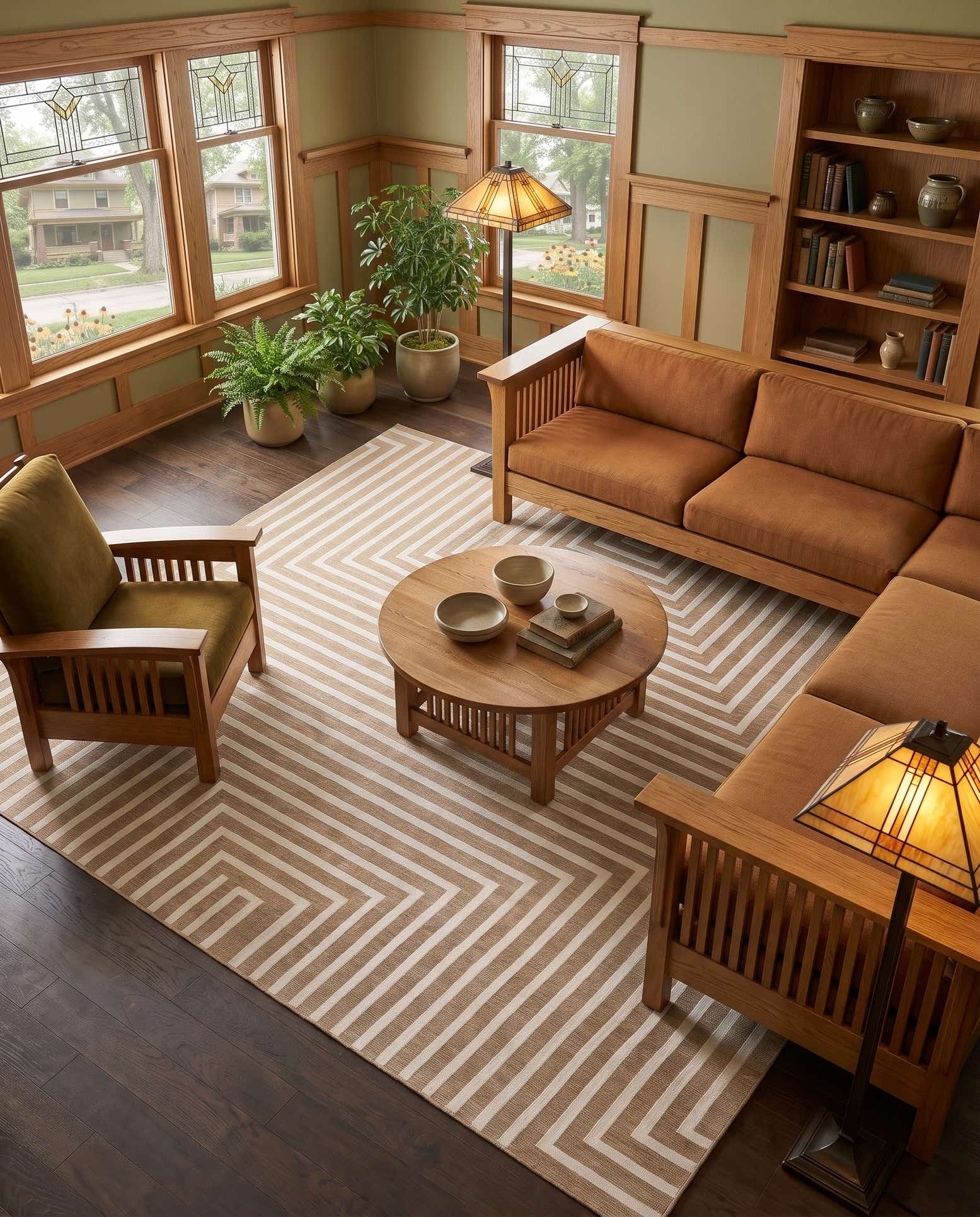 13' x 13' Easy-Clean Wesley Modern Indoor / Outdoor Square Rug