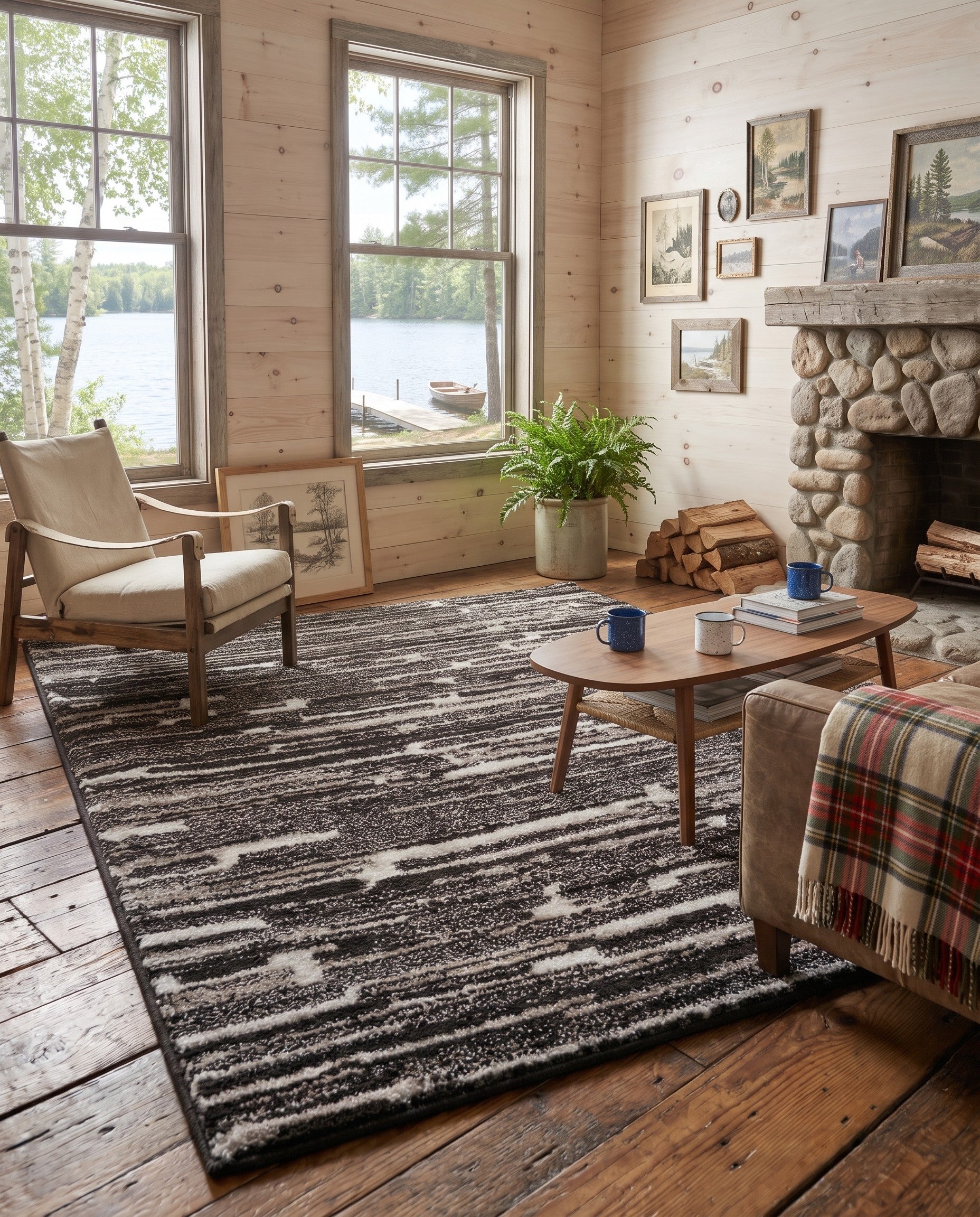 5' x 8' Sepia Rug