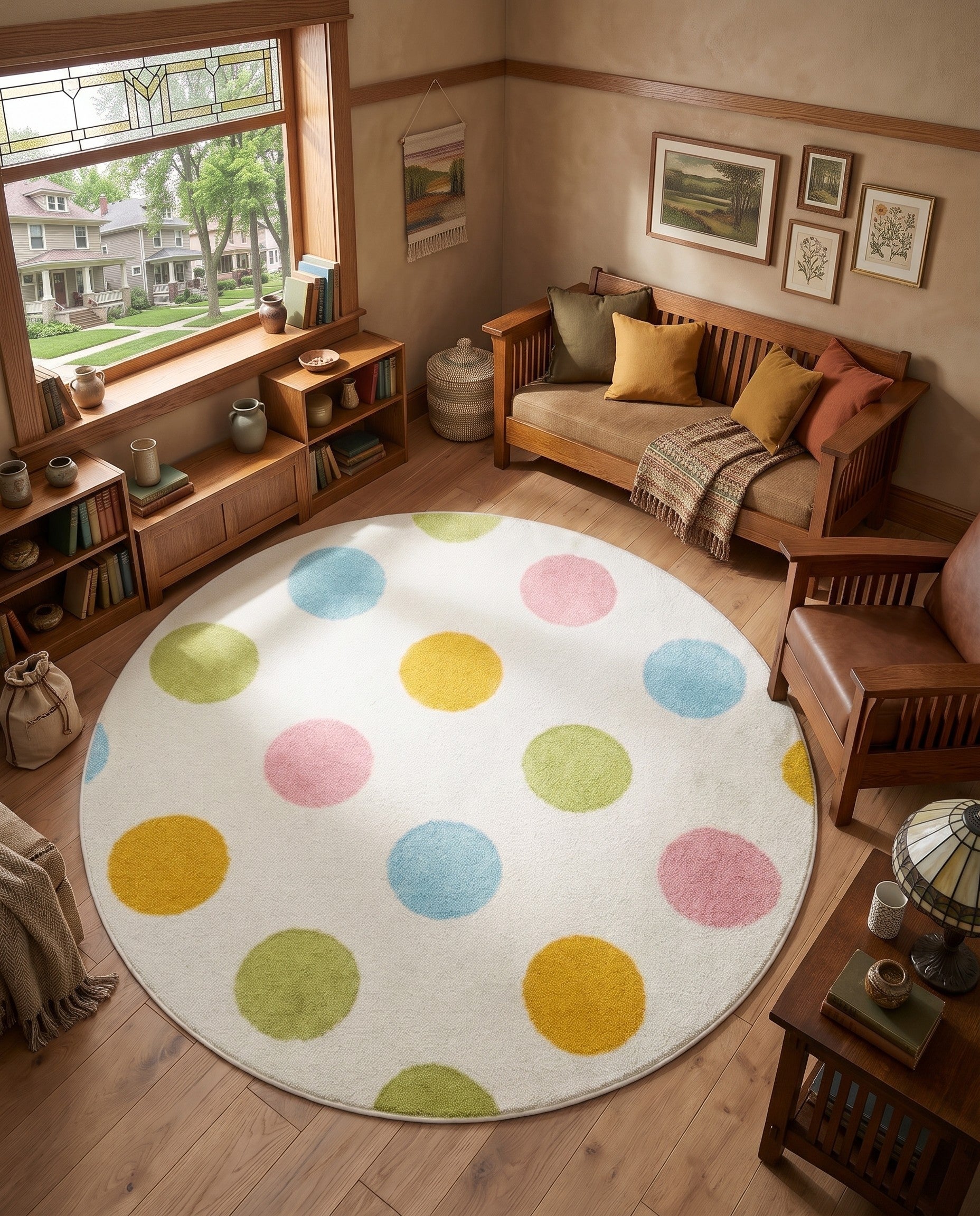 Whimsy Kids Round Rug