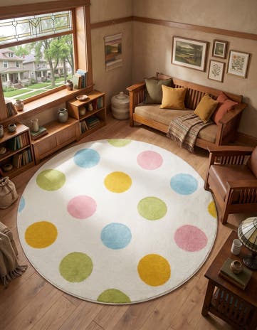 Whimsy Kids Round Rug