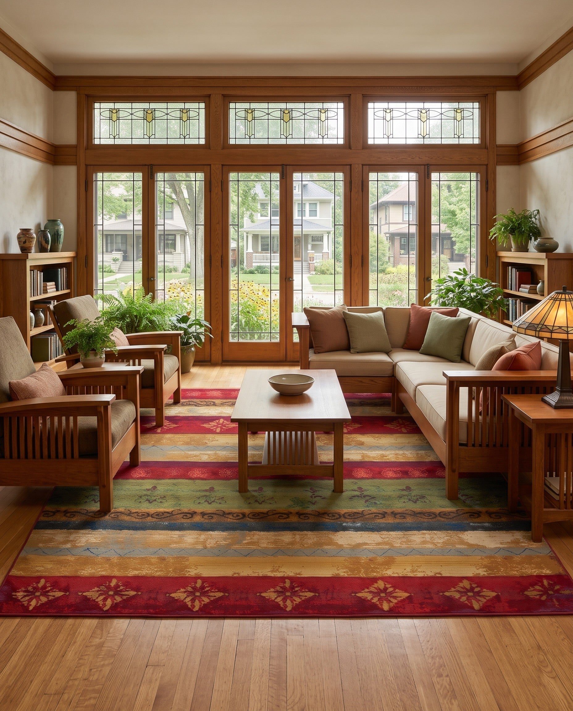 9' x 12' Easy-Clean Modern Indoor / Outdoor Rug