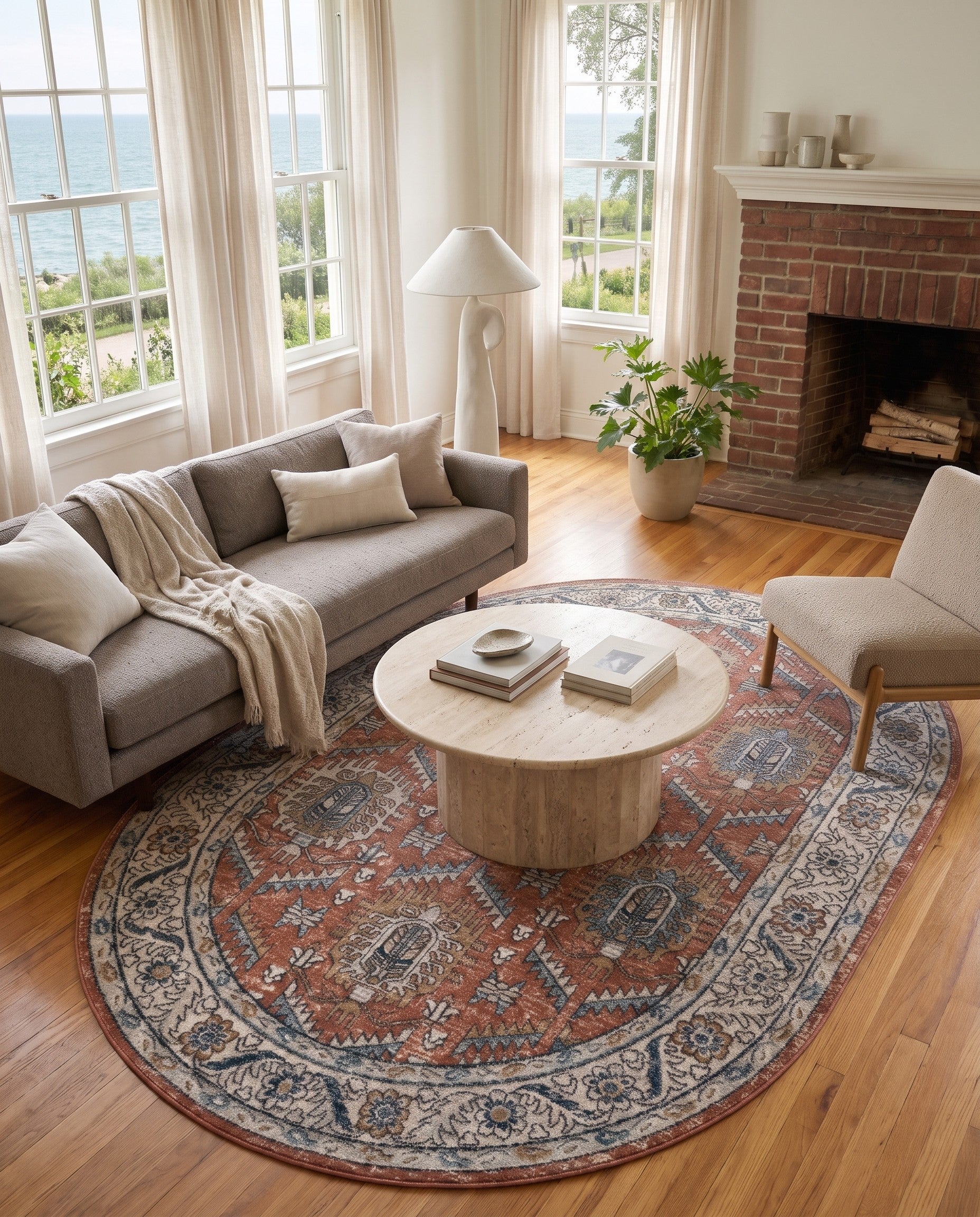 6' x 9' Nyla Oval Rug