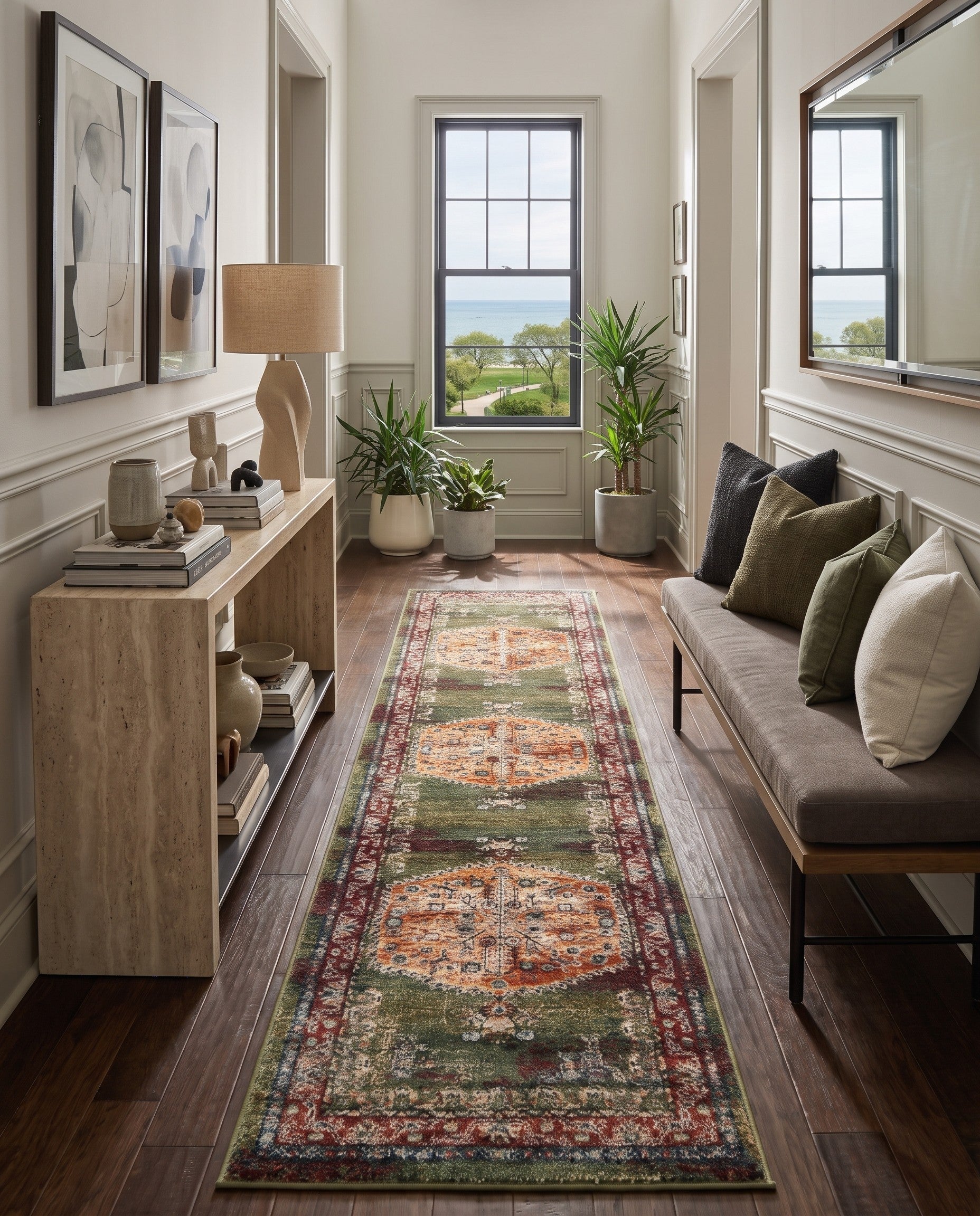 2' 7 x 10' Isabella Runner Rug
