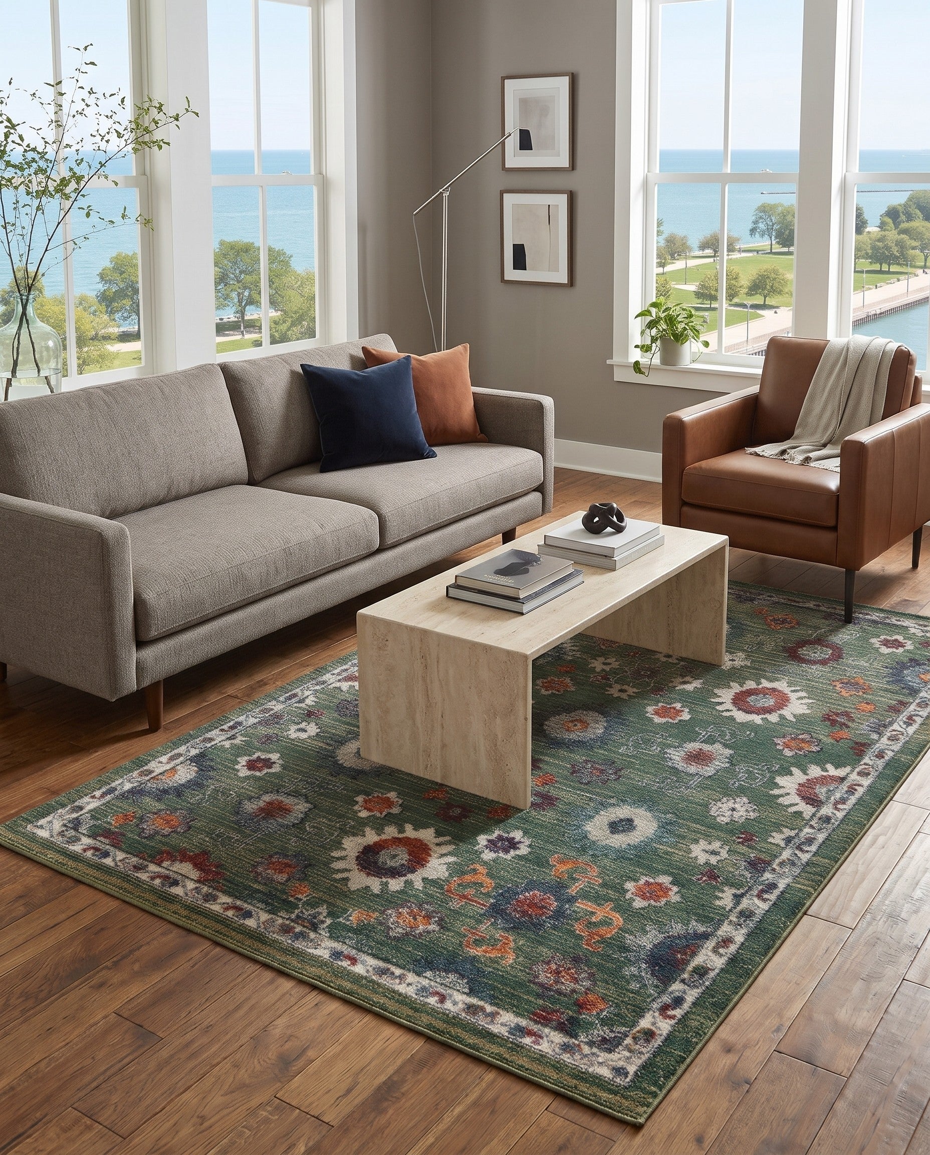 Fern Green Isabella Rug