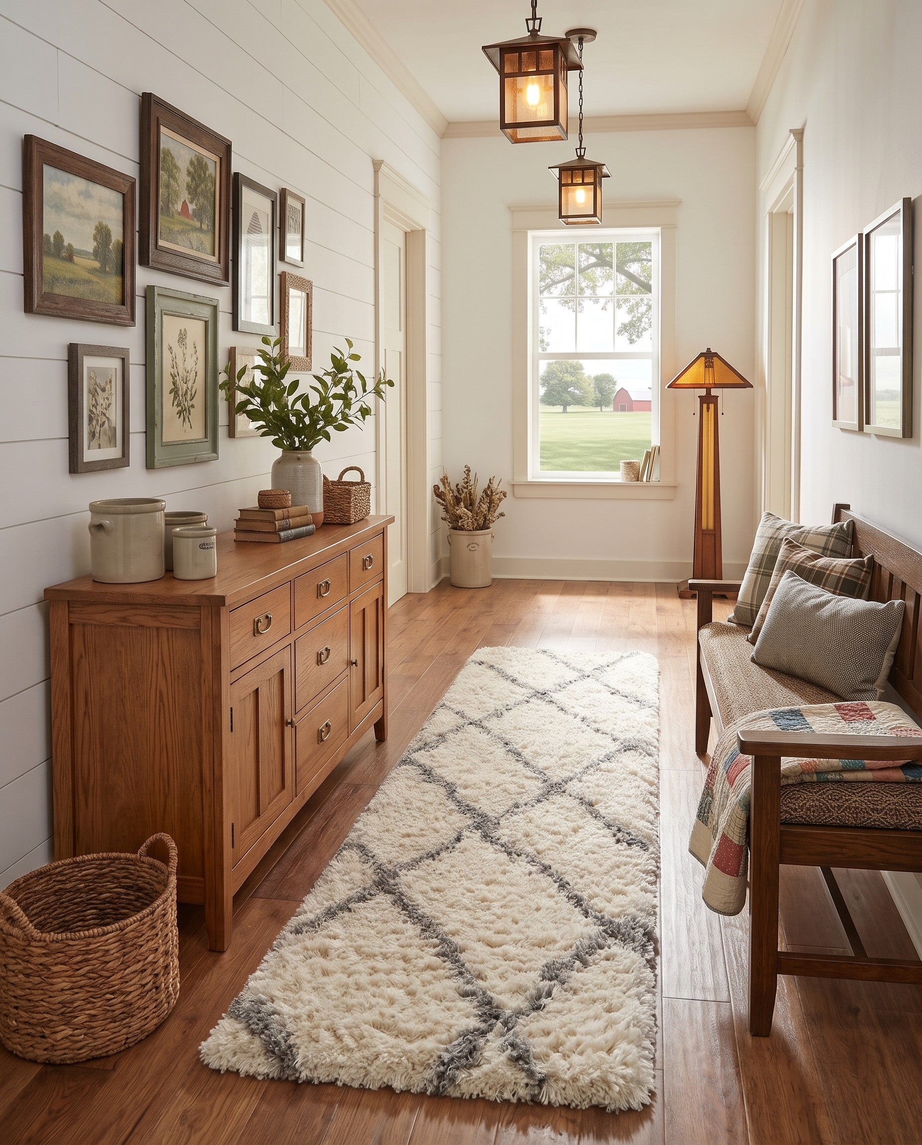 2' x 8' Infinity Shag Runner Rug