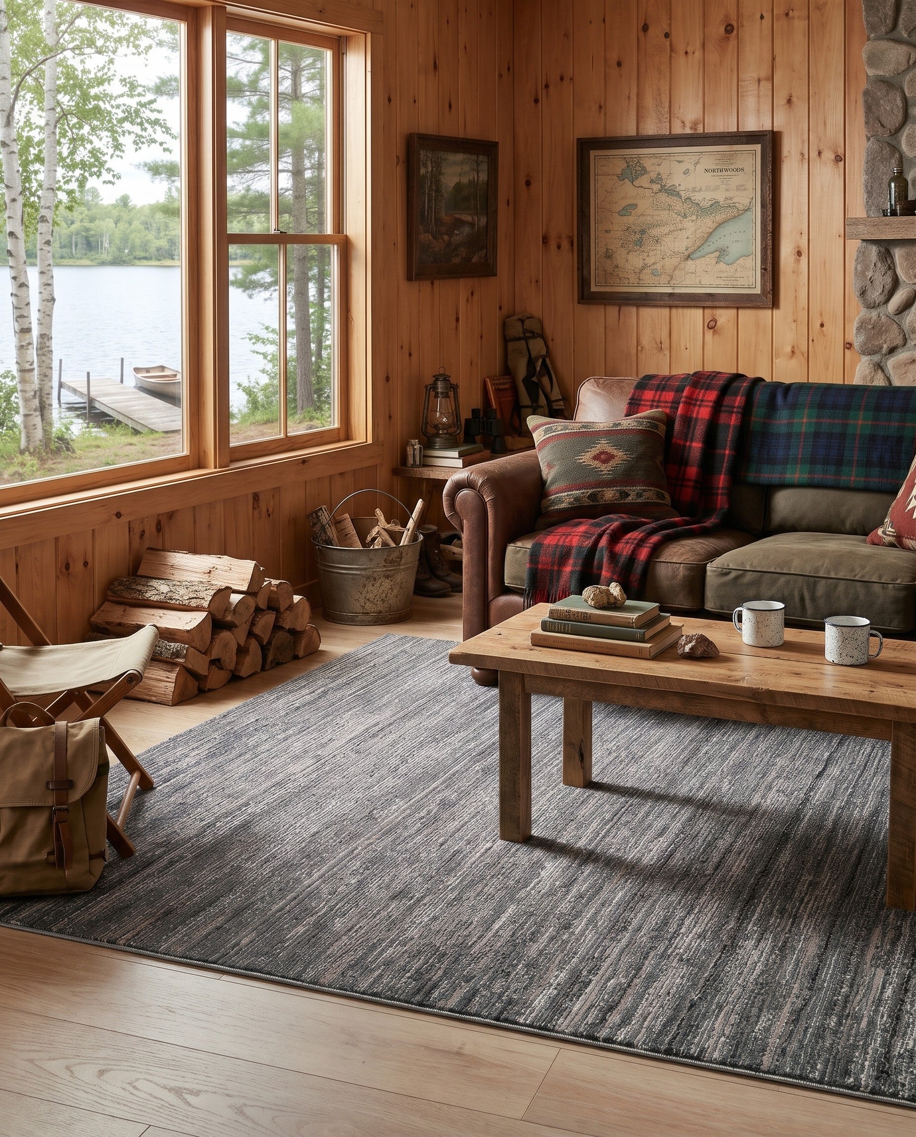 Blue Gray Silta Rug