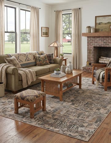 Sky Beige Silta Rug
