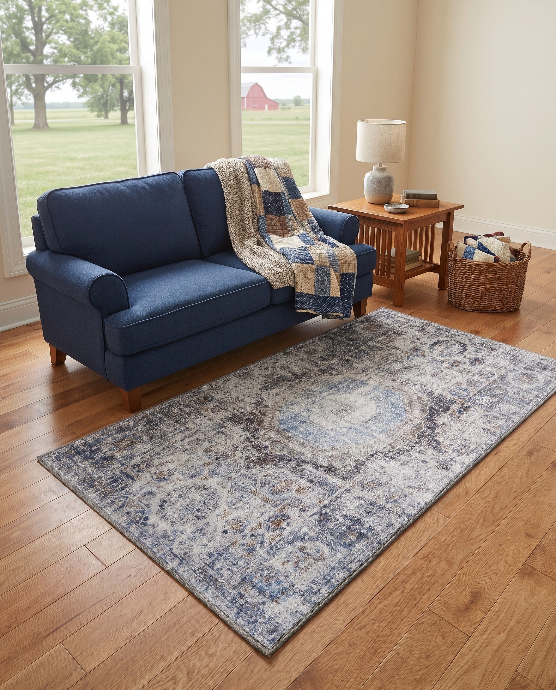 Vintage Ivory Yara Rug
