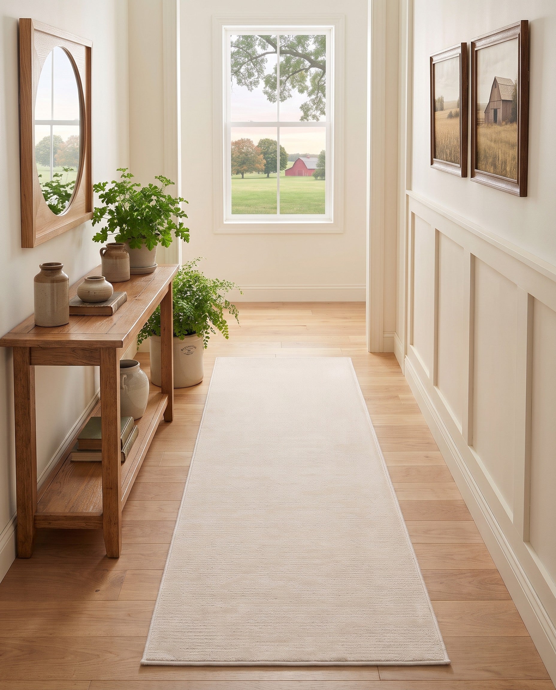 Beige Essence Runner Rug