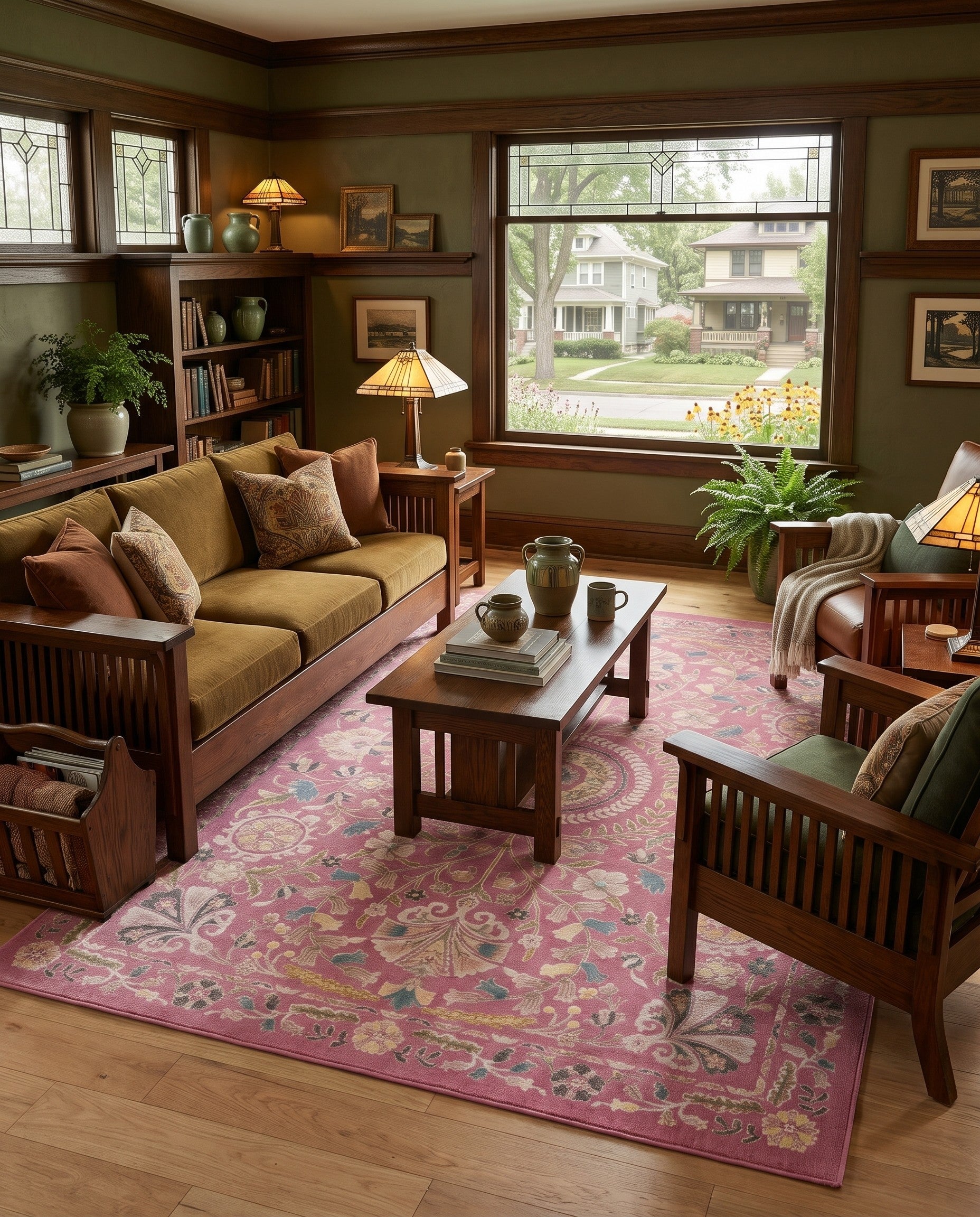 Dusty Pink Blossom Rug