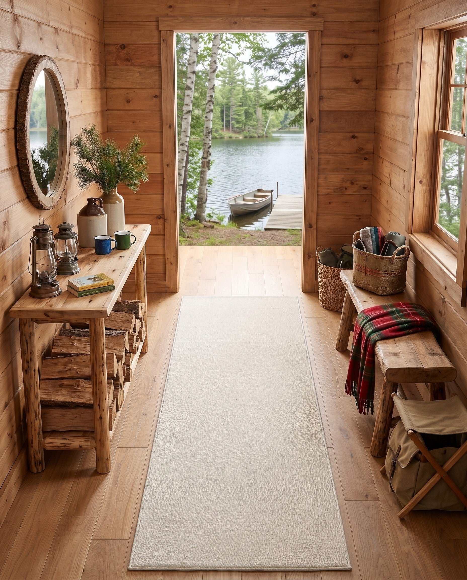 Ivory Soft Touch Cloud Runner Rug