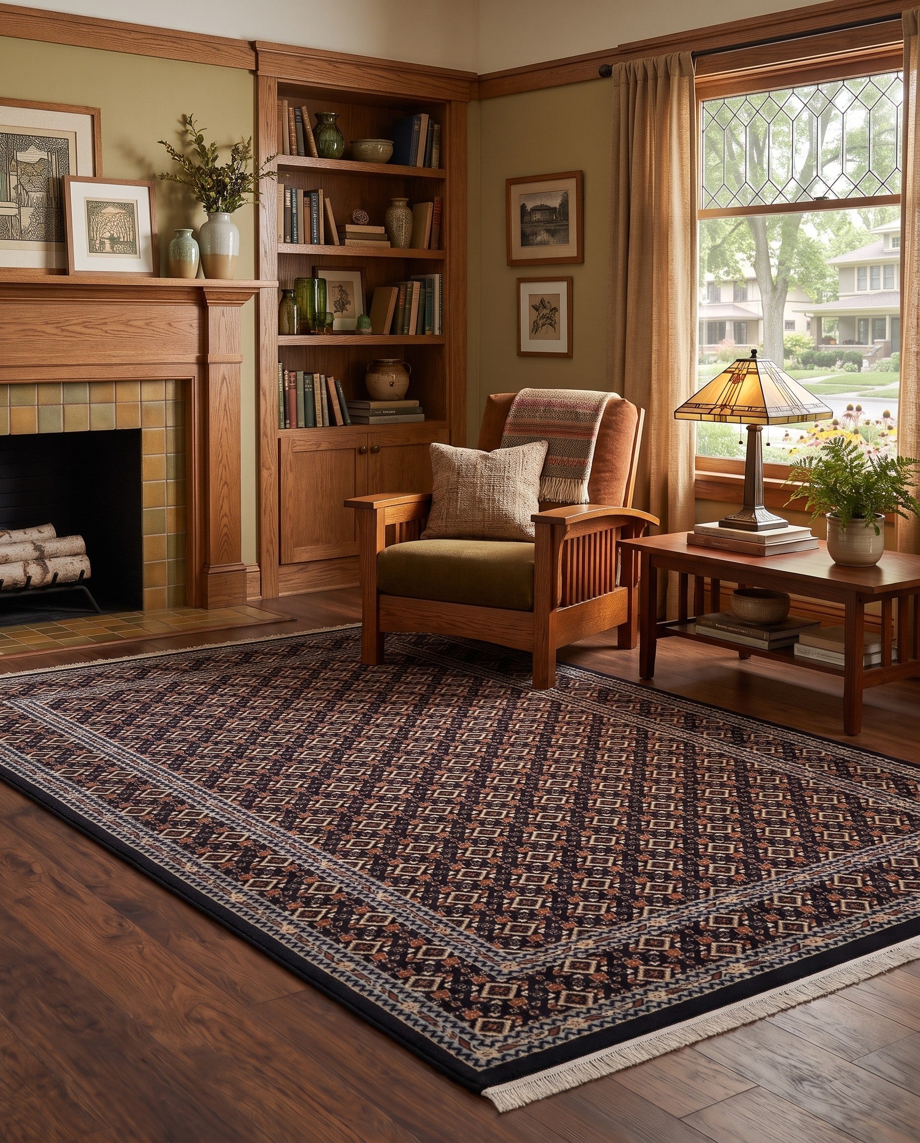 4' x 6' Nain Design Rug