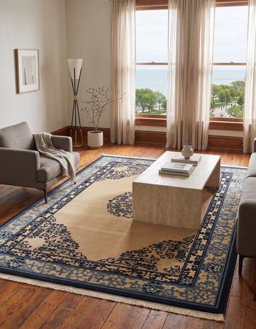 4' x 6' Nain Design Rug