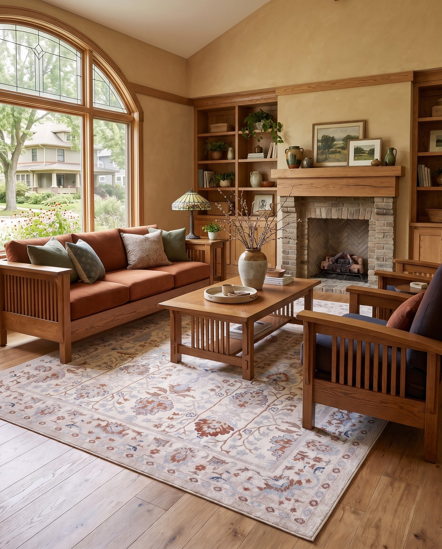 Ivory Kamala Washable Rug