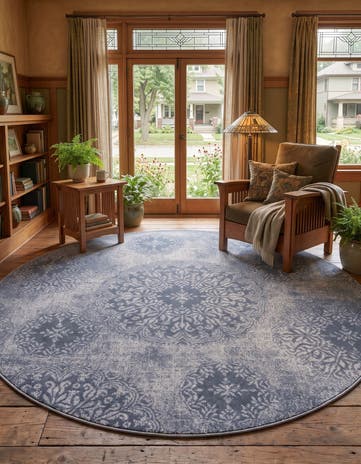 6' x 6' Monte Carlo Lucienne Round Rug