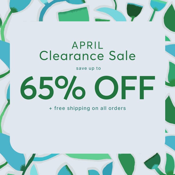 April Clearance Sale