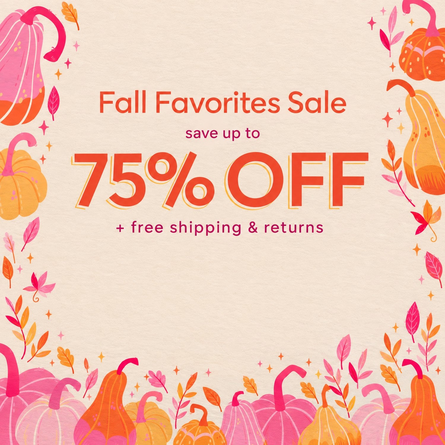 Fall Favorites Sale