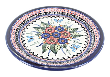Zaklady Floral Butterfly Dining Plates & Bowls — Polish Pottery