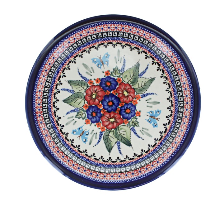 Zaklady Floral Butterfly Dining Plates & Bowls — Polish Pottery