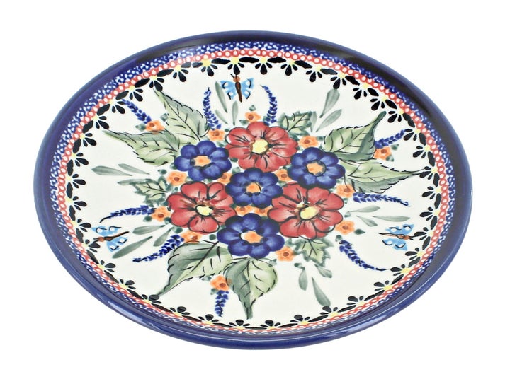 Zaklady Floral Butterfly Dining Plates & Bowls — Polish Pottery