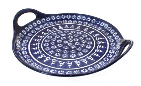 Zaklady Winter Nights Large Serving Piece — Polish Pottery