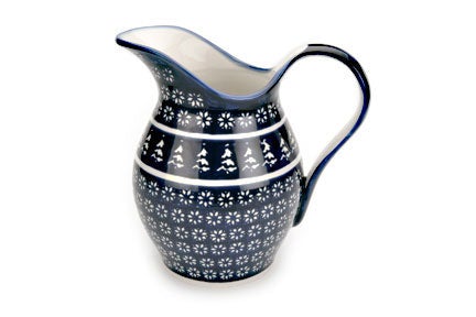 Detail image of Zaklady Winter Nights Pitcher — Polish Pottery