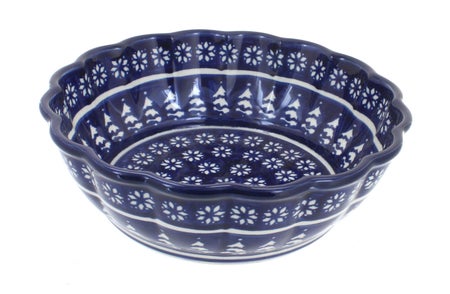 Zaklady Winter Nights Medium Serving Piece — Polish Pottery