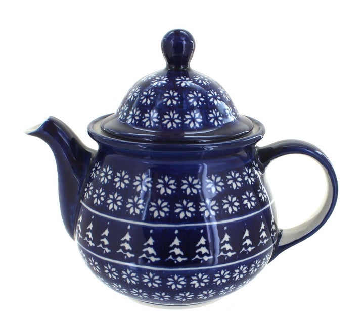 Zaklady Winter Nights Teapot — Polish Pottery